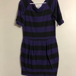 Purple & Black dress